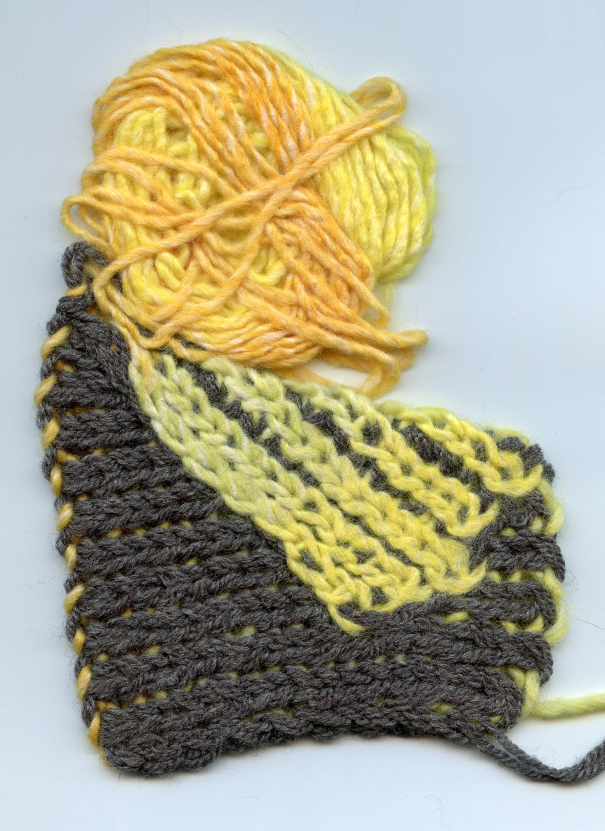 tricoter en double